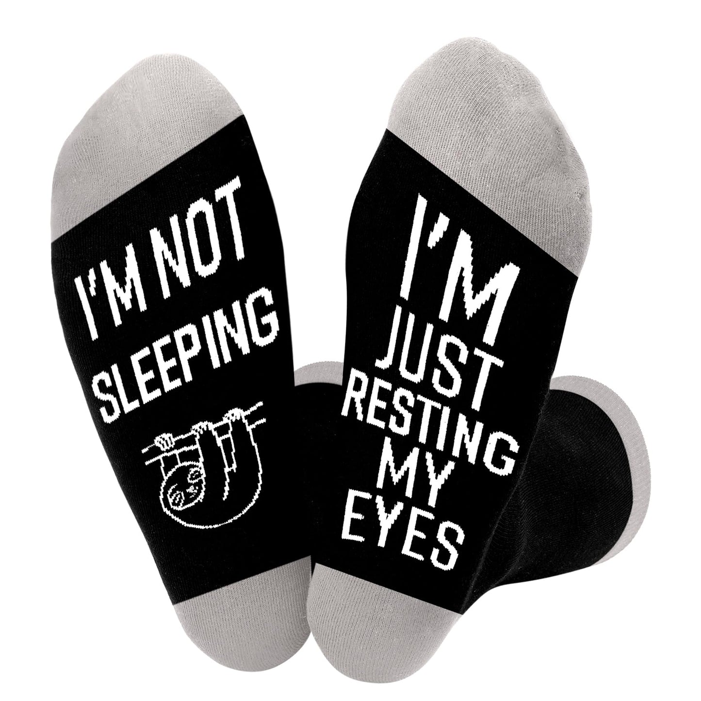 Funny Gifts for Men Women, Fathers Mothers Day Humor Novelty Crew Sock Birthday Present for Couple Friend