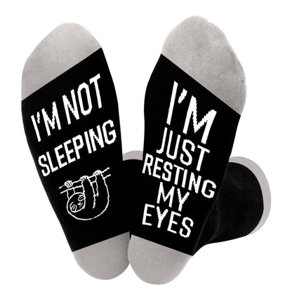 Funny Gifts for Men Women, Fathers Mothers Day Humor Novelty Crew Sock Birthday Present for Couple Friend
