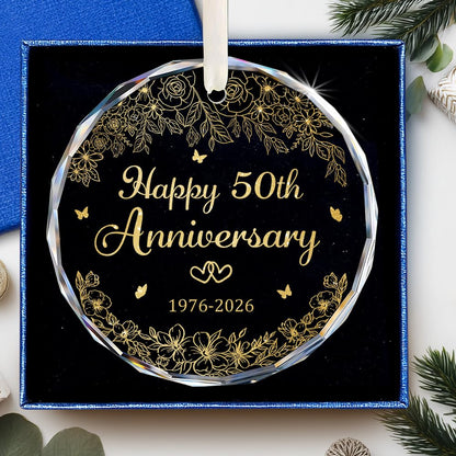 50th Anniversary for Couple - Gift for 50th Wedding Anniversary 2026 - Golden Anniversary - 50 Years As Mr Mrs - 50th Anniversary Wedding Gift for Wife, Husband - 50 Years of Marriage