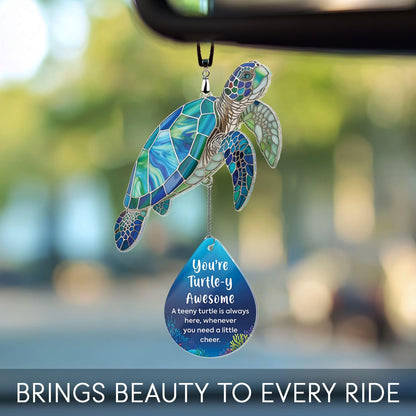 Sea Turtle Christmas Birthday Gifts for Women Men Grandkids - Stocking Stuffers for Teen - Inspirational Stuff Things - Beach Gifts for Mom, Grandma, Daughter, Friendship Presents - Turtle Desk Decor