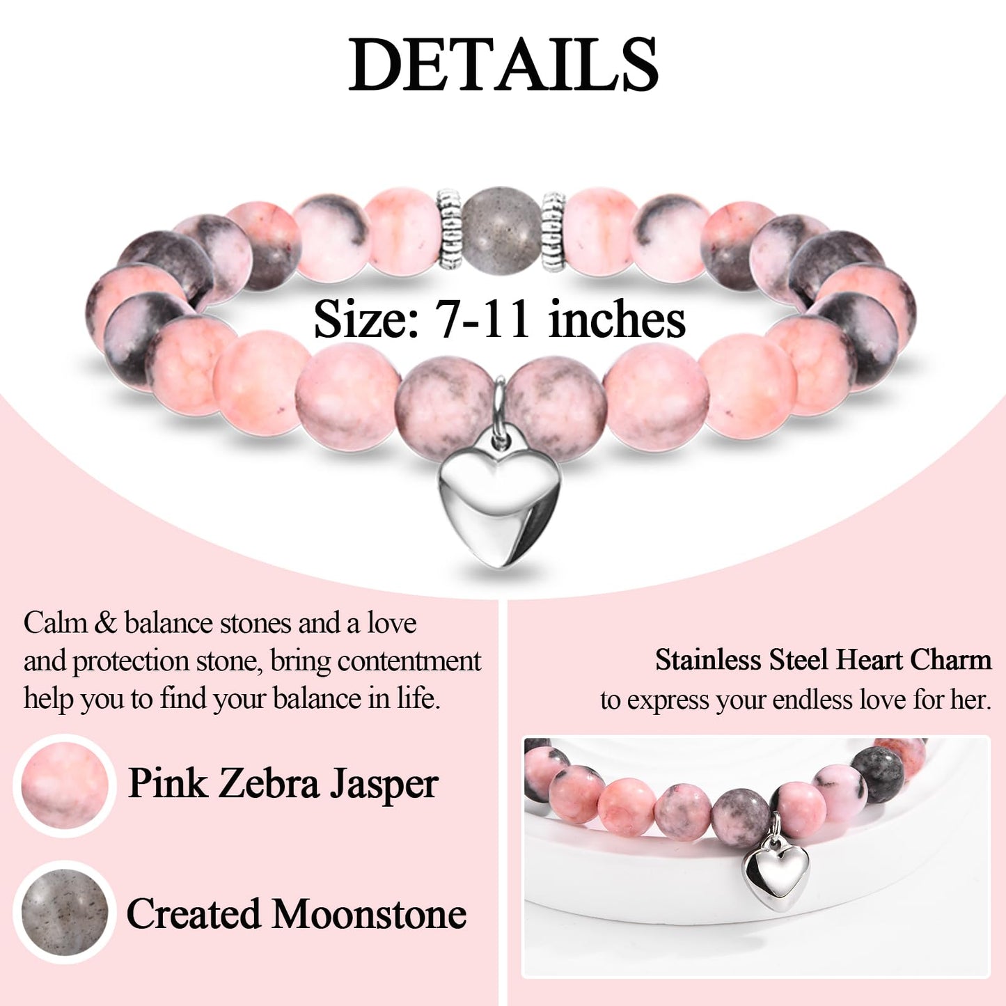 Gifts for Mom Wife Grandma New Mom to Be Bonus Mom Sister Dog Mom Aunt Stepmom Mother-in-Law Daughter Daughter-in-Law, Mothers Day Graduation Christmas Valentines Day Bracelet Gift for Women Her