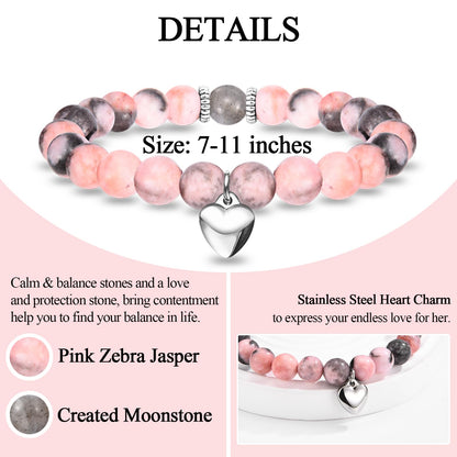 Gifts for Mom Wife Grandma New Mom to Be Bonus Mom Sister Dog Mom Aunt Stepmom Mother-in-Law Daughter Daughter-in-Law, Mothers Day Graduation Christmas Valentines Day Bracelet Gift for Women Her