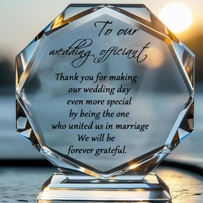 Wedding Officiant Statues - Thank You Gift for Making Our Wedding Day Special