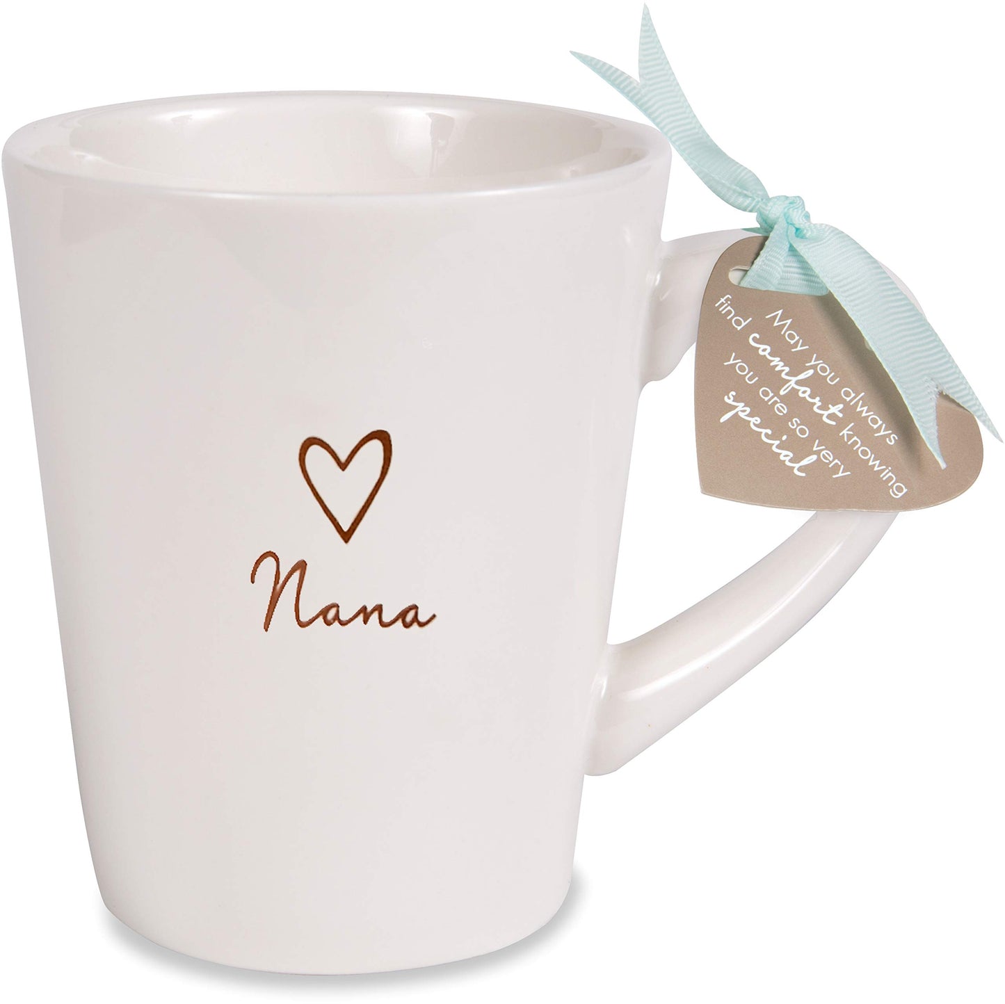 Pavilion Gift Company Nana Cup, 1 Count (Pack of 1), Cream, Ceramic, 15oz