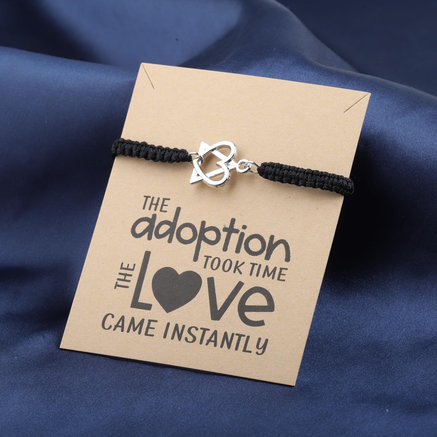 TGBJE Adoption Symbol Charm Bracelet Gotcha Day Bracelet Adoption Gifts Adoptive Jewelry Adoptive Mom Jewelry Foster Parent Thank You Gift