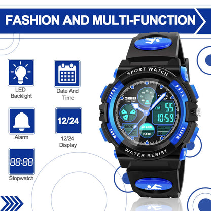 Kids Digital Watches, LED Waterproof Sports Watches for Kids- Best Gifts for Boys