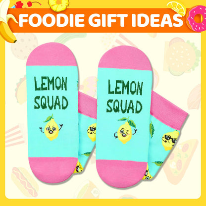 HAPPYPOP Funny Fruit Gifts - Avocado Pineapple Banana Strawberry Socks for Women Men