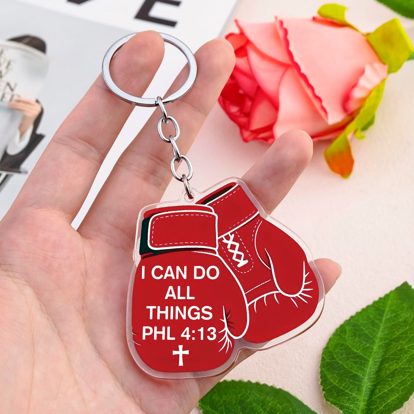 Boxing Gifts For Men Boxing Gloves Keychain Gift For Boxers Fighters Fitness Instructor Gift Mma Gifts For Men Coach Accessories Personal Trainer Presents Appreciation Thank You Keyring