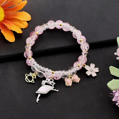 Ballerina Bracelet Dance Recital Bracelet Ballerina Blue Bracelet Cute Ballerina Dance Beaded Bracelet Ballerina Friendship Bracelets Ballerina Party Jewellery