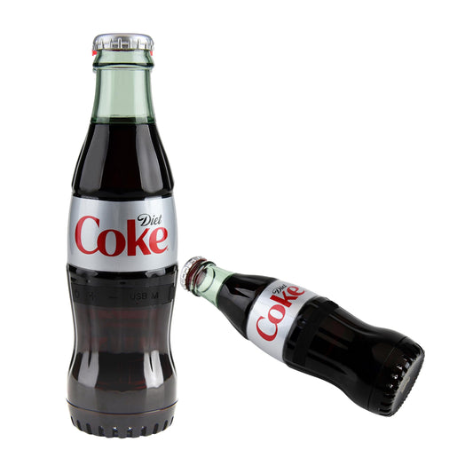 Official Diet Coke Bottle Shaped Bluetooth Speaker – Portable Wireless Speaker with Bluetooth 5.0, Deep Bass, AUX Input, Long Battery Life – Loud HD Sound for Home, Travel, Party & Outdoor Use