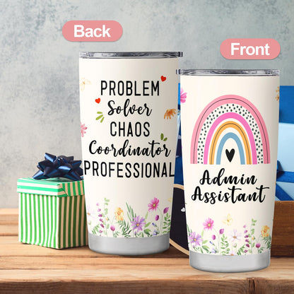 Administrative Assistant Gifts Administrative Professional Day Birthday Retirement Appreciation for Admin Assistant Tumbler Mug Cup 20oz