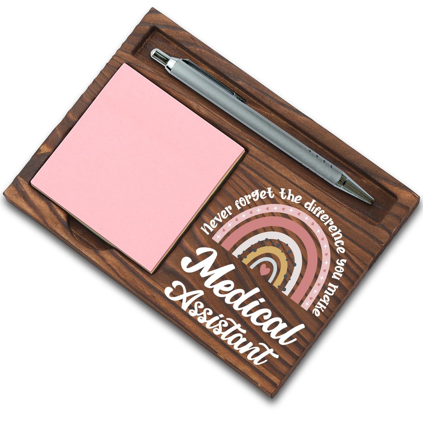 Medical Assistant Gifts, Thank You Appreciation Gifts for Medical Assistant Week Graduation Birthday Christmas Office Desk Self-Stick Note Pad Holders SBB31