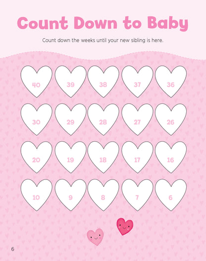 Big Sister Activity Book and Story with More than 80 Stickers - Includes Coloring Pages, Mazes, and More