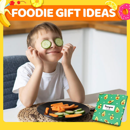 HAPPYPOP Funny Fruit Gifts - Avocado Gift Banana Gift for Kids, Avocado Banana Socks