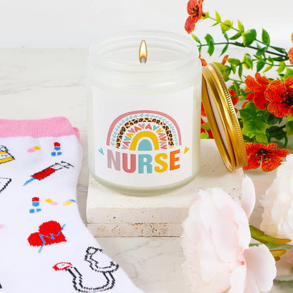 Bayelove Nurse Gifts for Women, Nurses Week Gifts, Nurse Appreciation Gifts, Tumbler Mug Cup Basket Gifts Set for Graduation, Nursing School, Nurse Practitioner