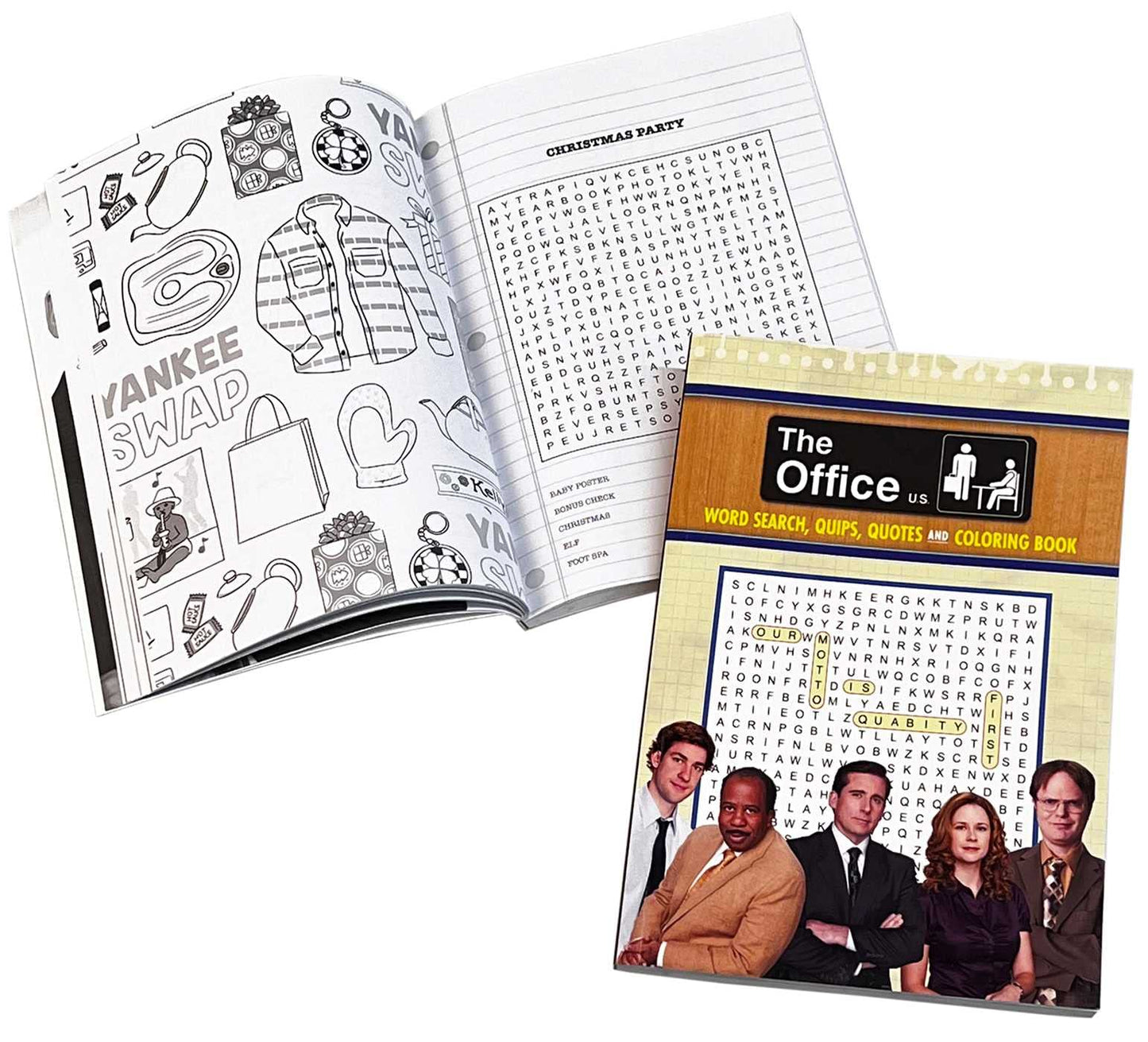 The Office Word Search, Quips, Quotes and Coloring Book (Coloring Book & Word Search)