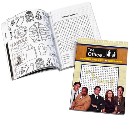 The Office Word Search, Quips, Quotes and Coloring Book (Coloring Book & Word Search)