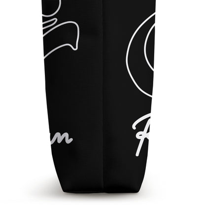 Ramadan Kareem Calligraphy Eid Mubarak Islamic Arabic Tote Bag