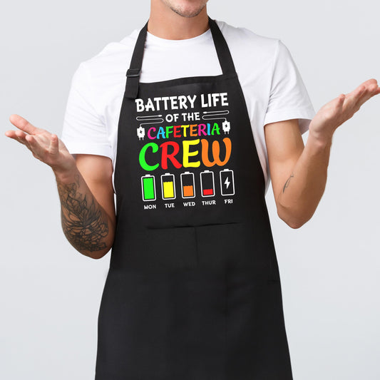 Cafeteria Worker Gifts Adjustable Apron with Pockets, Lunch Lady Hero Appreciation Gifts