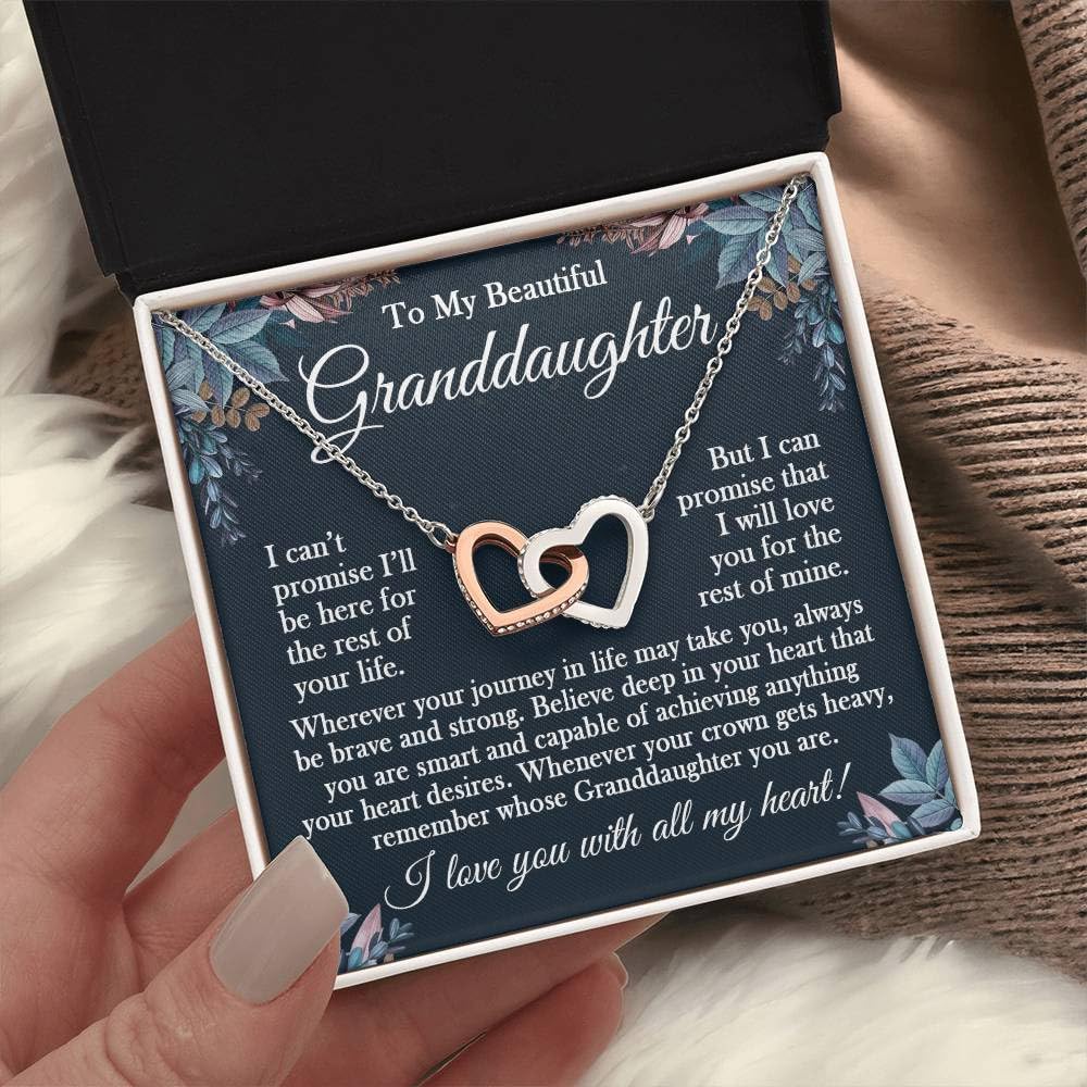 VIRAGIL Granddaughter Necklace - Gifts From Grandma & Grandpa, Birthday & Christmas