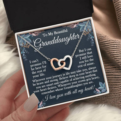 VIRAGIL Granddaughter Necklace - Gifts From Grandma & Grandpa, Birthday & Christmas