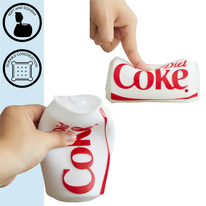 Diet Coke Squishy Night Light 5.7" LED Soft Mood Lamp for Decor, Kids Bedrooms, Collectors & Gift Giving