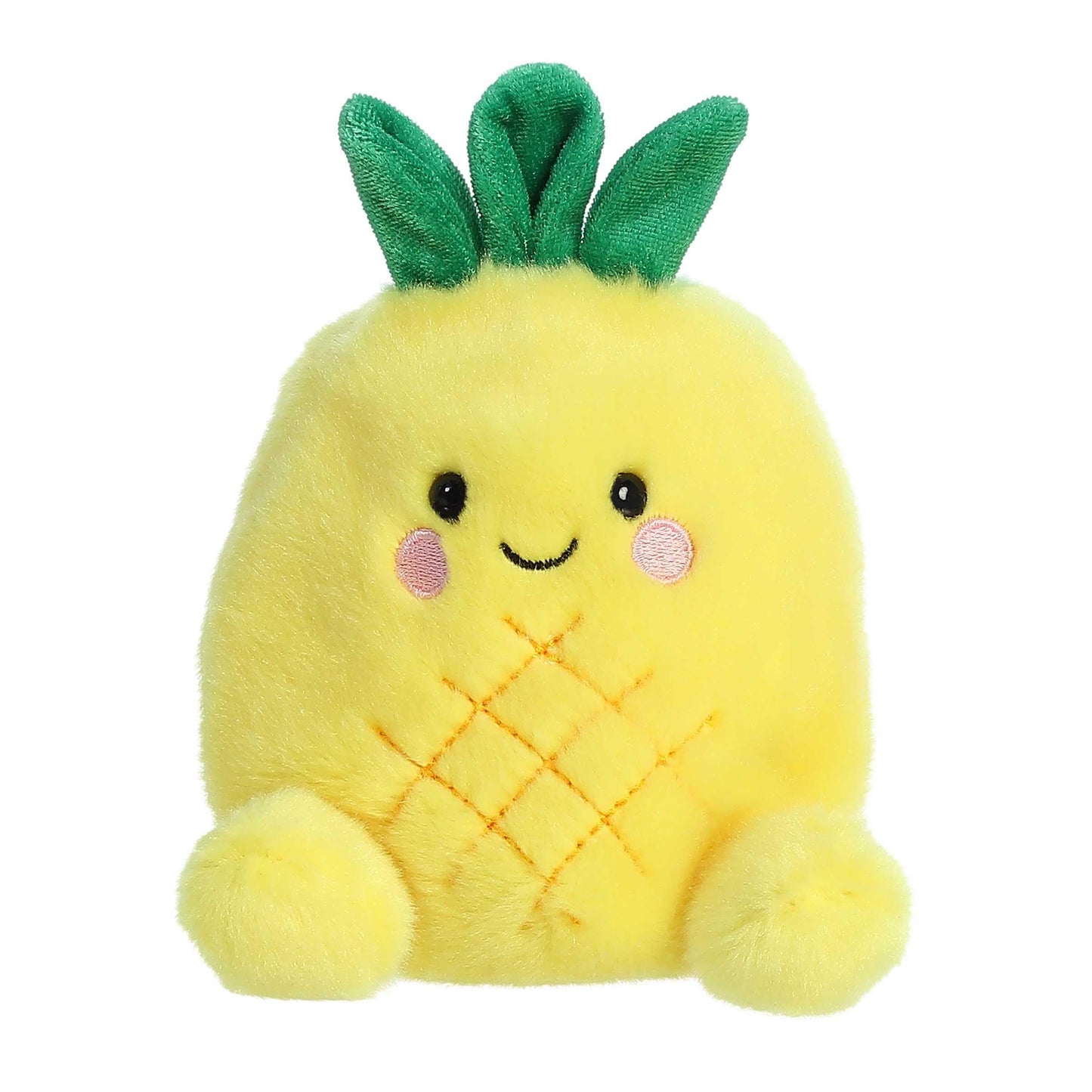 Aurora® Adorable Palm Pals™ Perky Pineapple™ Stuffed Animal - Fun Collectible Plush for Kids and Adult Collectors - Perfect for Decorating Rooms and Birthday Gifts - Yellow 4.5 Inches