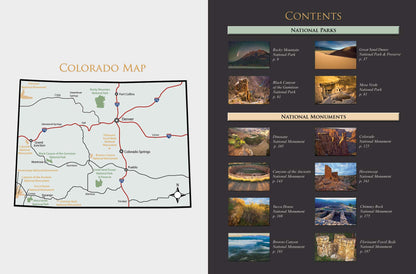 Colorado's National Parks & Monuments - 2nd Edition (13" x 10" Hardcover Coffe Table Book Featuring Mesa Verde, Rocky Mountain N.P., Great Sand Dunes, Black Canyon, and more)