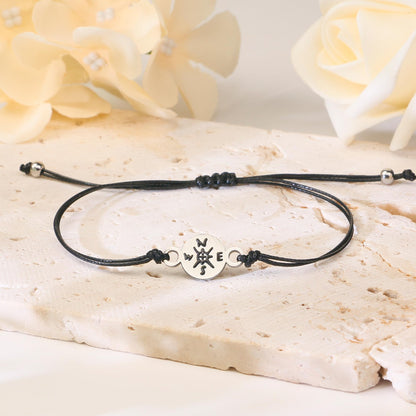 SmileBelle Graduation Bracelet as 5th 8th Grade Graduation Gifts for Boys Girls, Kindergarten Grad Graduations Gifts, Fifth Eighth Grad Gift Nurse Graduations Gift for Women, Compass Bracelets as Class of 2026