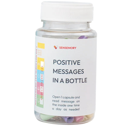 Sensemory 60 Pcs Positive Affirmation Cards Jar, Funny Emotional Support Gift for Teen Girls, Gifts for People with Depression, Motivational Encouragement Inpirational Gifts for Women