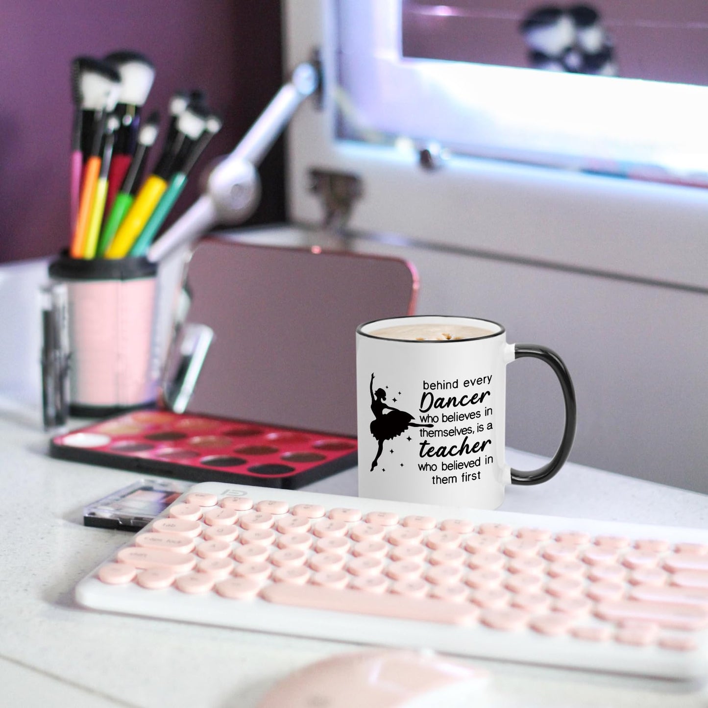 Cabtnca Dance Teacher Gifts, Dance Teacher Mug, Dance Teacher Appreciation Gifts for Women, Gifts for Dance Teacher from Students, Thank You Christmas Gift for Dance Teacher, 11 Oz