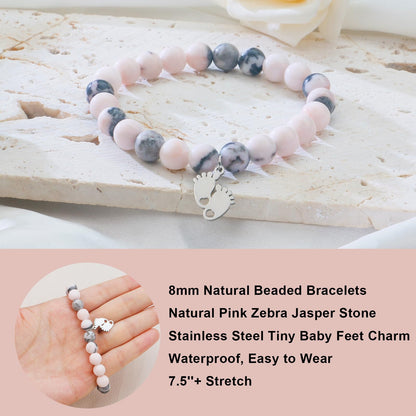 Sereney Preschool Kindergarten Graduation Gift for Girls, Birthday Gifts for Mom Grandma Daughter 1st New Mom Sister Step Mother, Pearl Bracelet as Beaded Bracelets for Wife Girlfriend Best Friends