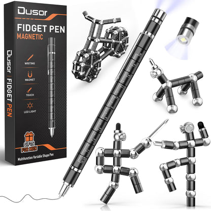 Dusor Gifts for Men Fidget Pen, 2026 Graduation Gift for Him Her Multifunction Pen, Anniversary Birthday Father‘s Day Gifts for Men Dad Husband Brother Boyfriend, Cool Stuff Gadgets for Son Teens Boy