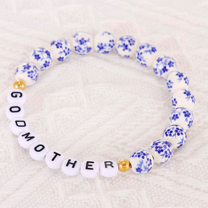 HUTIMY Godmother Bracelet Gifts for Women from Godchild Godson Goddaughter Godmom Godmother Bracelets