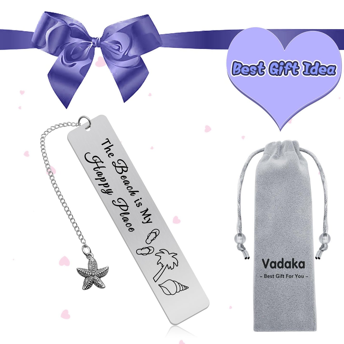Beach Lover Gift for Women Bookmark Beach Gifts for Women Girls Beach Theme Bookmark Gift Vacation Gift Summer Beach Gift for Beach Lover Graduation Gift for Sister Friends Teens Boys Student