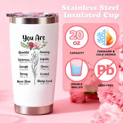 Christian Gifts For Women, Religious Gift, Christian Mothers Day Gifts For Women Faith, Birthday & Inspirational Spiritual Present For Mom, Bestie, Bff, Sister With Spa Set, Tumbler, Candle, Socks