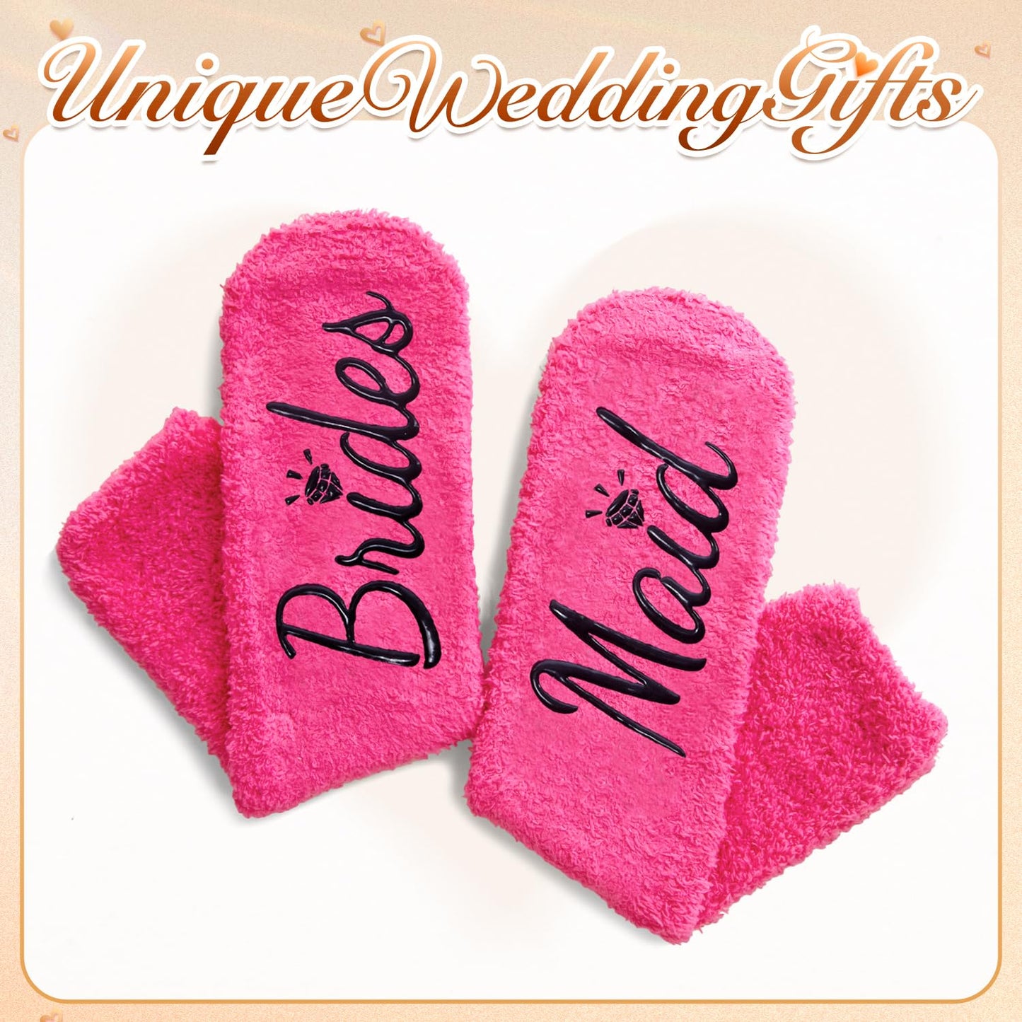 HAPPYPOP Wedding Socks Gifts - Bride, Bridesmaid, Mother of Groom & Bride