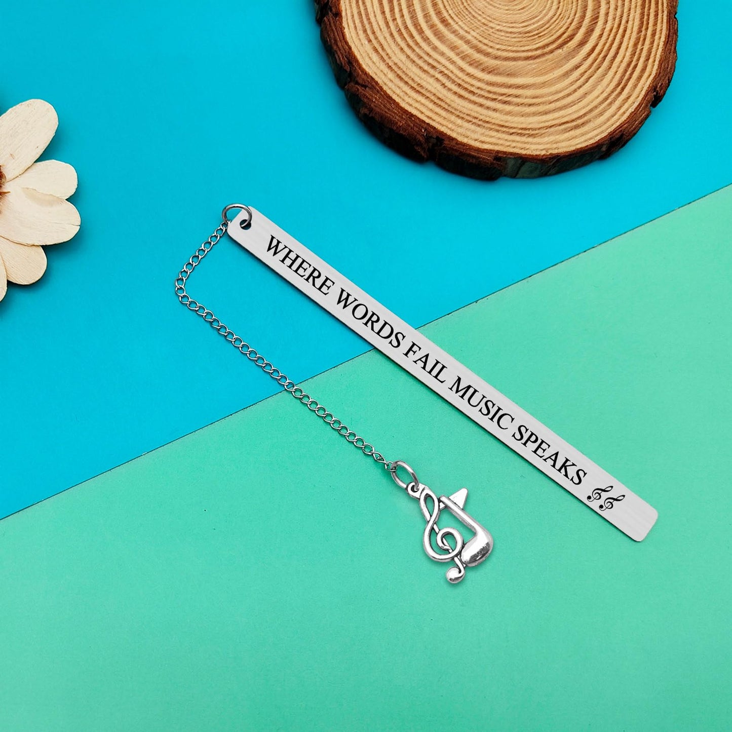Music Bookmark Gifts Music Lovers Gift Bookmark Gifts for Book Lovers Reading Lovers Daughter Music Note Book Mark Gift for Music Teacher Student Musicians First Day of School Gifts Music Party Favors