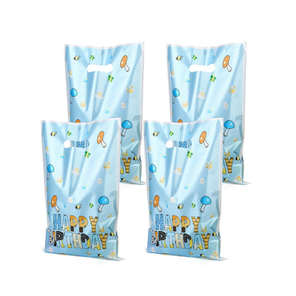 ADARRO Birthday Party Favor Bags 30 Pack, Cartoon Blue Dog Goodie Bags Plastic Bluk for Kids