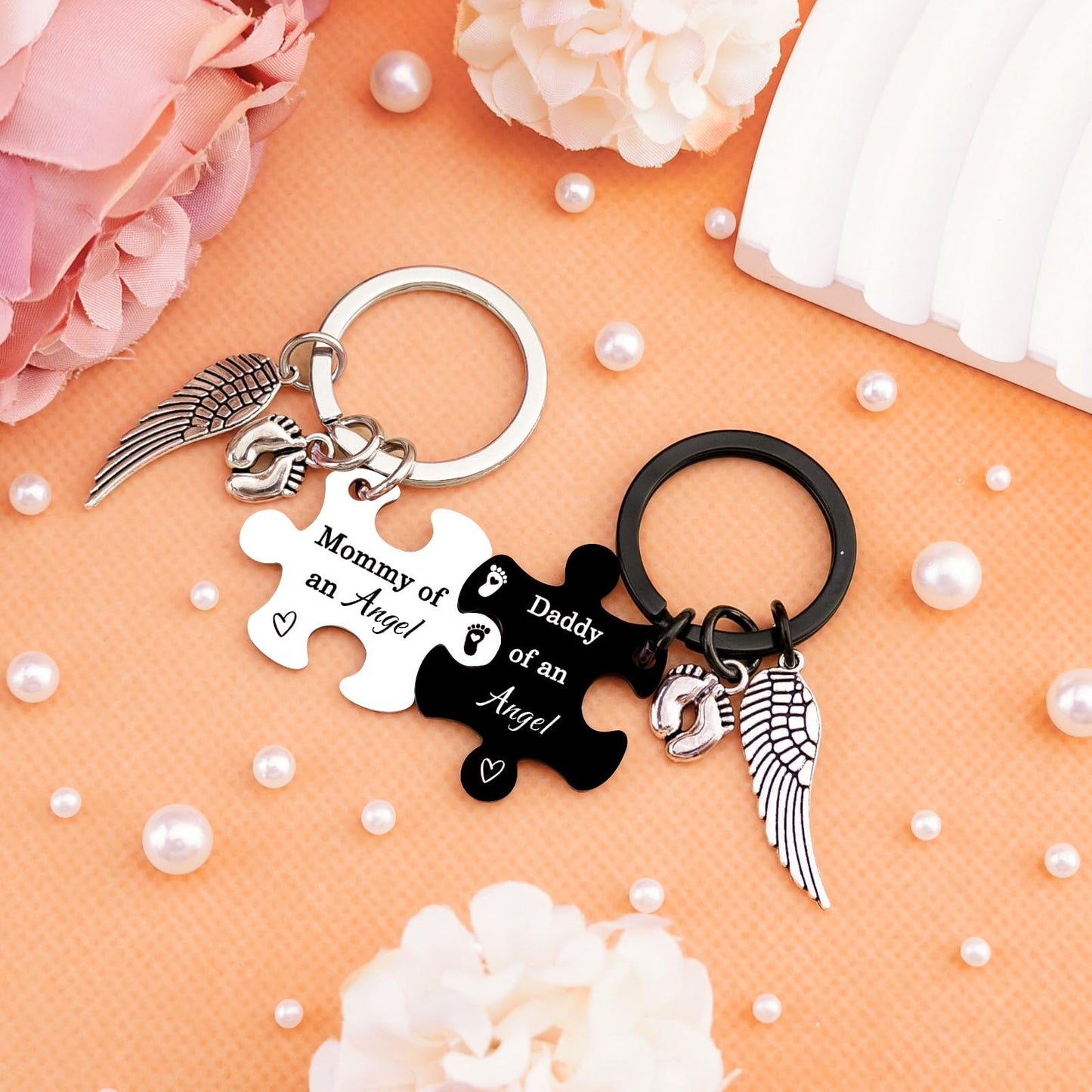 Miscarriage Gifts for Mothers Miscarriage Memorial Keychain for Infant Pregnancy Loss Stillborn Sympathy Gifts for Loss of Baby Gift for Mom Dad Parents Remembrance Keepsake for Loss of a Child