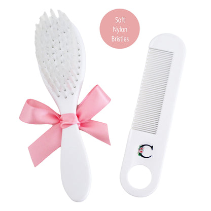 Personalized Baby Gift - Baby Brush and Comb Set, Suitable for Ages 0-3 Years, New Baby Gift