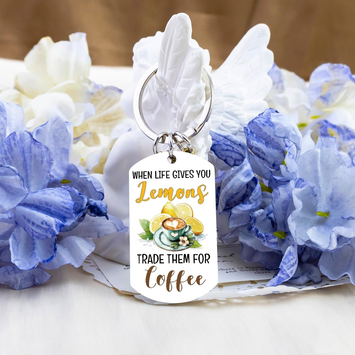 Lemon Gifts for Women Funny Lemon Accessories Keychains Lemons Themed Gift for Womens Sister Mom Friend Coworker Birthday Anniversary Graduation Lemons Jewelry Keyring
