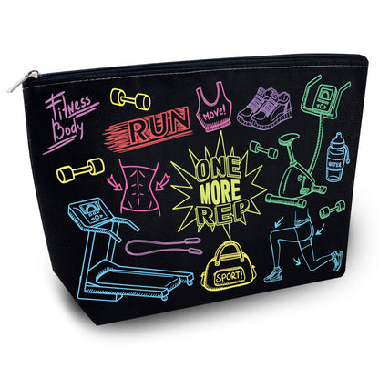 Fitness Gifts Women Gym Bag Cool Gifts for Gym Rats Workout Bag for Women Personal Trainer Gifts Crossfit Accessories Fitness Lovers Gift for Sister Friend Female Travel Toiletry Pouch