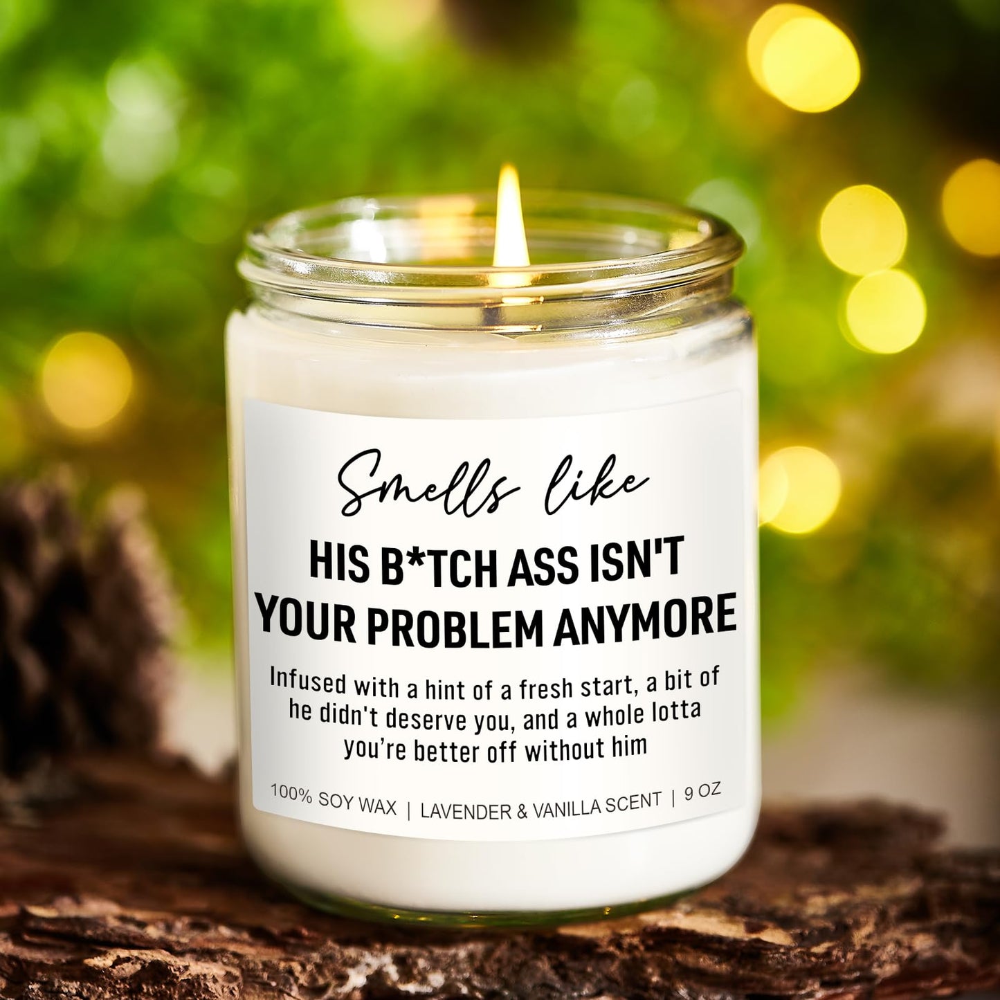 Younift Funny Scented Candles, Divorce Gifts for Women, Divorce Party Decorations - Cheer up, Breakup Gifts for Women, Newly Divorced Woman, Her - Break up, Ex Boyfriend Presents - 9 oz