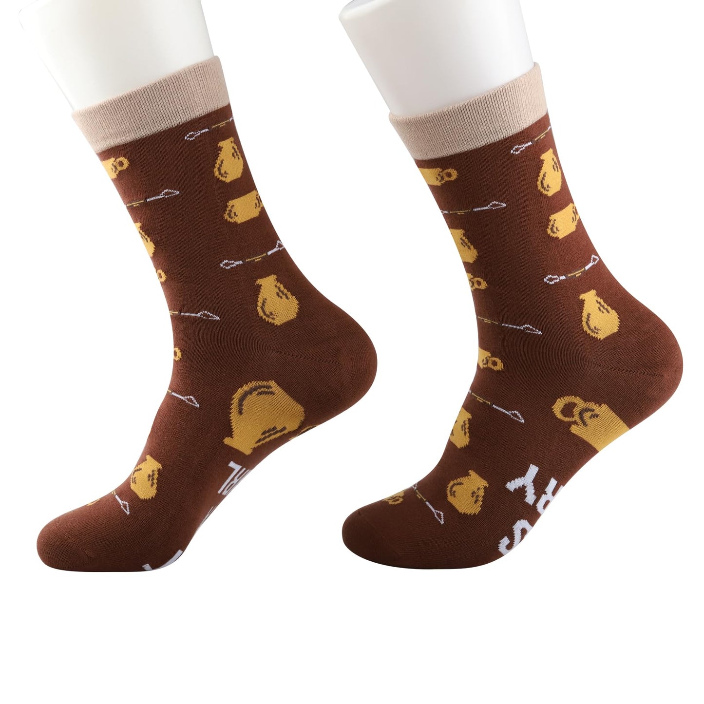 PXTIDY 1 Pair Funny Pottery Socks - Ceramic Artist Gift for Pottery Makers and Ceramics Lovers