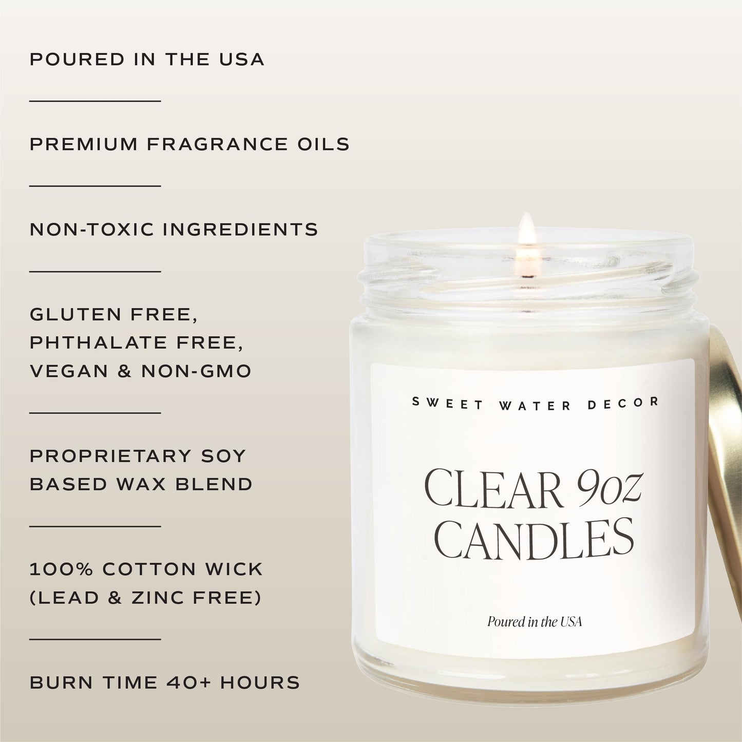 Sweet Water Decor Smells Like She’s Playing Mahjong Candle, Funny Mahjong Gift for Women, 9oz Candle with Gold Lid, Sea Salt Citrus Musk Amber Scent, Non-Toxic Soy Wax, Unique Game Night Gift Idea