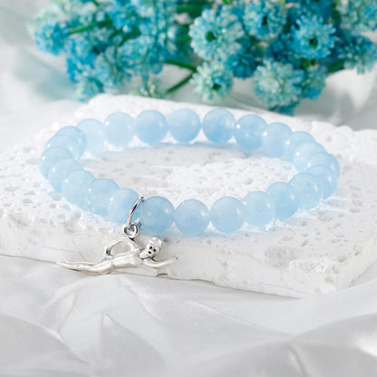 Swimming Lover Gift Swimmer Inspiration Gifts Swimmer Charm Bracelet Swimming Jewelry for Women Swimming Gift
