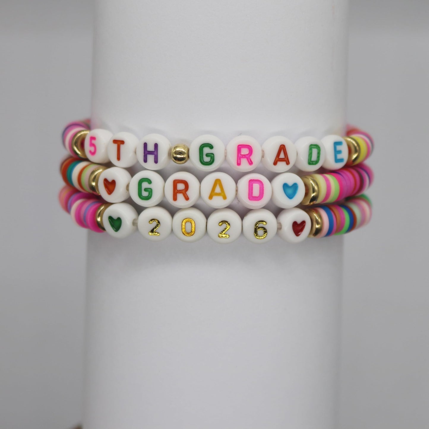 5TH Grade Graduation Bracelet Gifts for Girls Her, 5TH Grade Graduation Decorations 2026, Last Day of 5th Grade Elementary School Graduation Gifts, Bye Bye 5th Grade End of School Year Gift