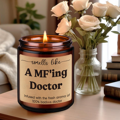 Miracu Candle, Doctor Gifts for Women Men, Funny Cool Medical Student Gifts for Doctors Female, Med School Acceptance, Appreciation Doctor's Day, Residency Graduation for Male Future Surgeon, Best Dr