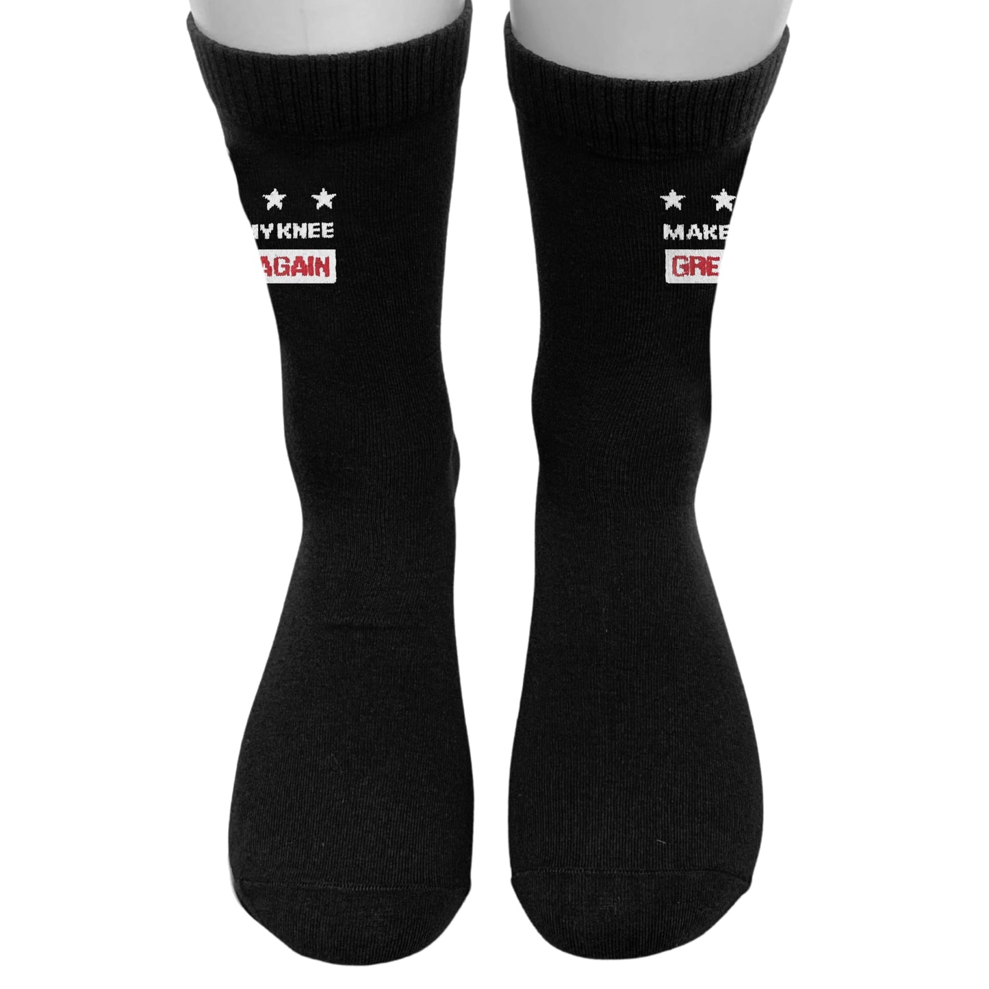 "Make My Knee Great Again Knee Recovery Socks - Funny Support Gift for Surgery Patients & Athletes.(110)